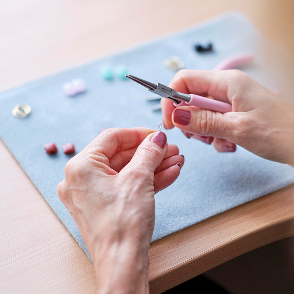 clover shaped earrings creation
