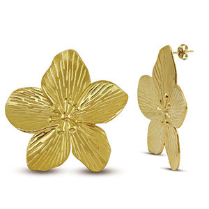 Big Single Flower Earrings