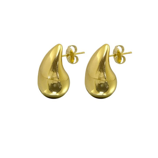 Fun rounded teardrop earrings